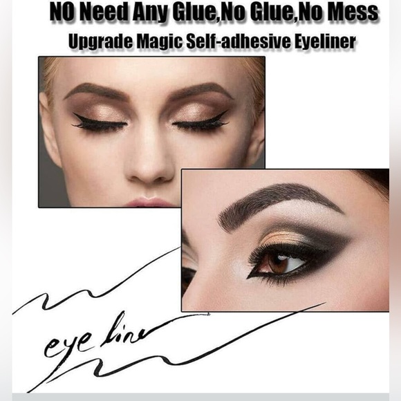 2 in 1 Black Eyeliner Lash Glue Bling Pen - Picture 5 of 10